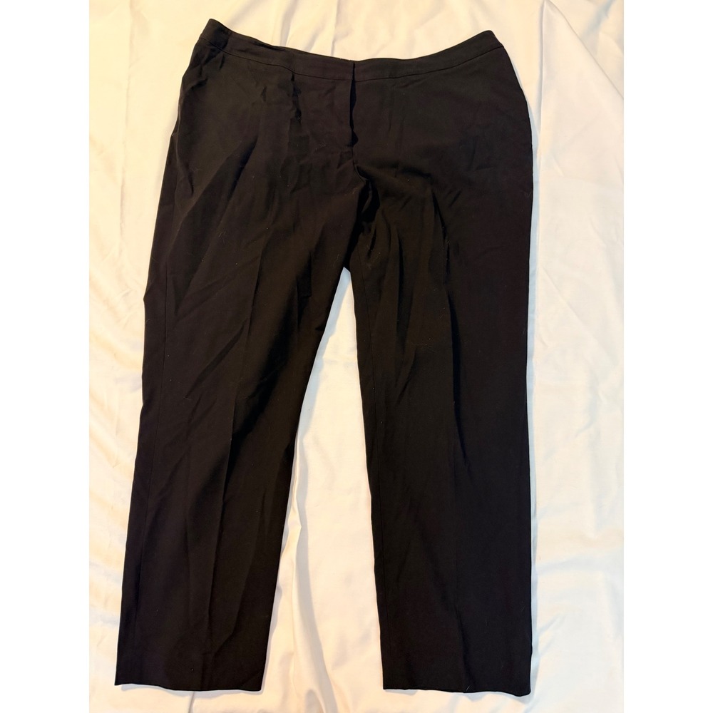 Semantiks Black Straight Leg Dress Pants Womens Size 20W Trousers Office Wear